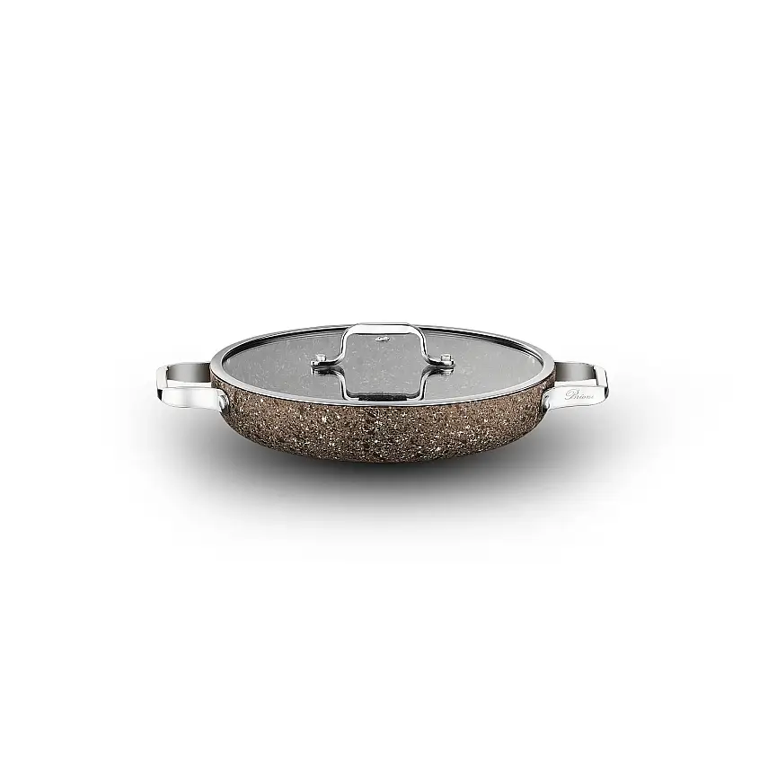 Stone-Age Terra 20 cm Çizilmez Yanmaz Yapışmaz İndüksiyonlu Sahan - 1