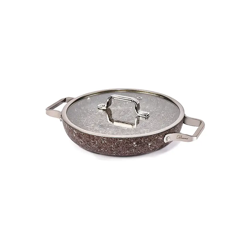 Stone-Age Terra 22 cm Çizilmez Yanmaz Yapışmaz İndüksiyonlu Sahan - 2