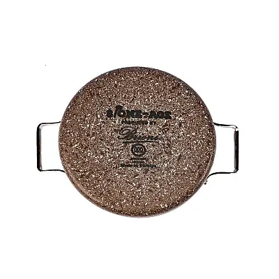 Stone-Age Terra 24 cm Çizilmez Yanmaz Yapışmaz İndüksiyonlu Derin Tencere - 5