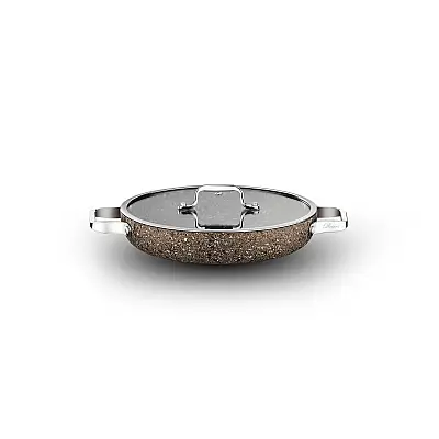 Stone-Age Terra 24cm Çizilmez Yanmaz Yapışmaz İndüksiyonlu Sahan