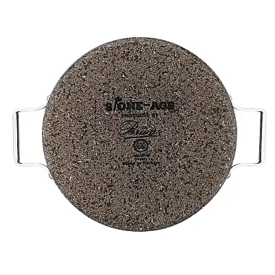 Stone-Age Terra 32 cm Çizilmez Yanmaz Yapışmaz İndüksiyonlu Basık Tencere - 2